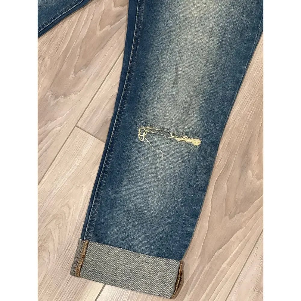 Gap Jeans, Disstressed, Real Straight, Size 28p, KB121‎ - Picture 4 of 5